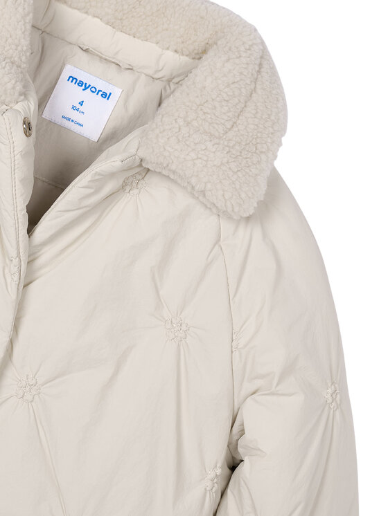 Mayoral Mayoral Зимно яке 4446 Бежов Regular Fit