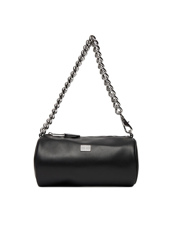 Tommy Jeans Torebka Tjw Chain Shoulder Bag AW0AW17893 Czarny