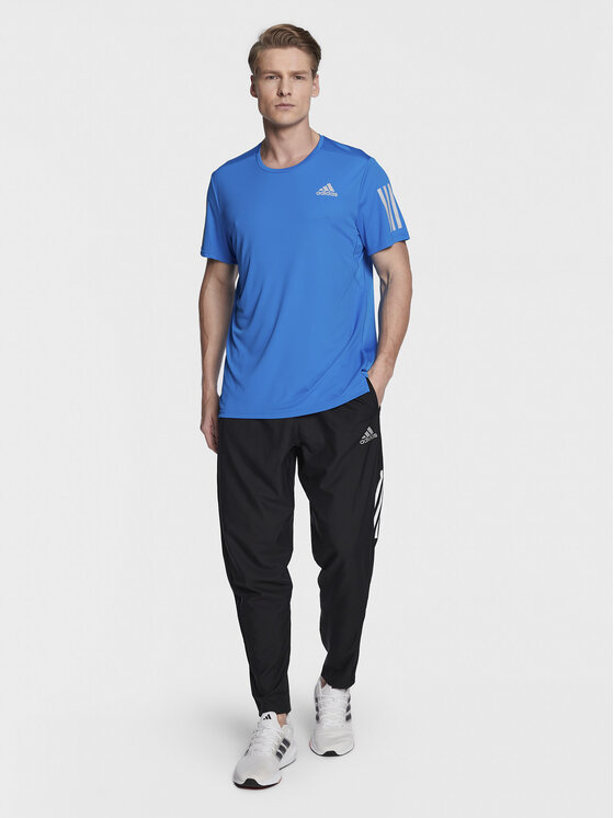 adidas adidas Tehnička majica Own The Run HB7450 Plava Regular Fit
