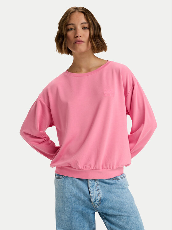 Roxy Roxy Суитшърт Surfing By Moonlight ERJFT05008 Розов Regular Fit