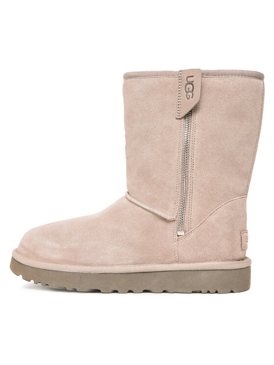 Uggs with top gold zipper