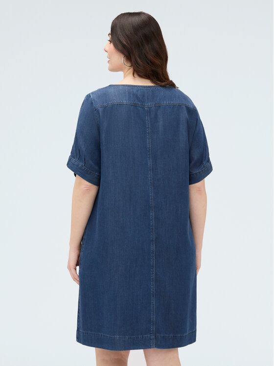 Fiorella Rubino Fiorella Rubino Sukienka wieczorowa 7058T001734N034 Niebieski Baggy Fit