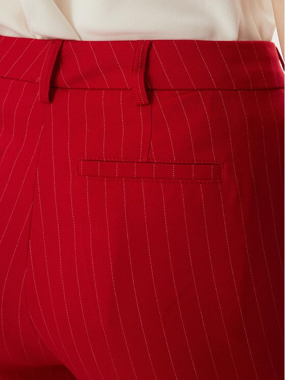 Morgan Morgan Pantaloni din material 261-PLOVE.F Roșu Regular Fit