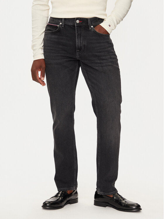 Férfi Farmer Tommy Hilfiger, Méret: 33/30, Fekete, MW0MW36676