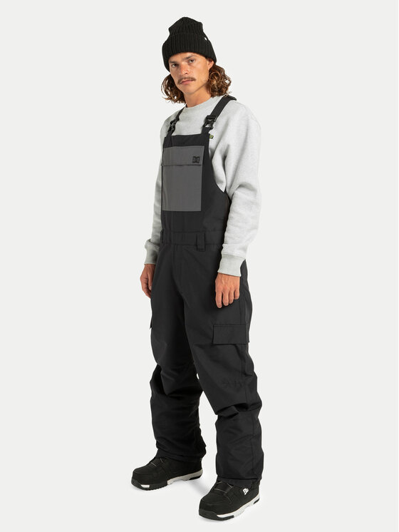 DC Shoes DC Shoes Pantaloni pentru snowboard Docile Bib ADYTP03052 Negru Regular Fit