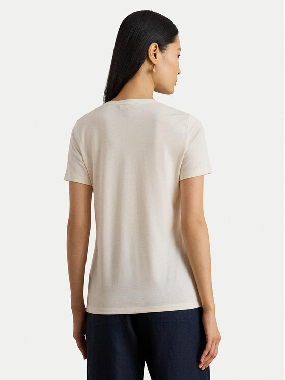 LAUREN RALPH LAUREN LAUREN RALPH LAUREN T-Shirt 200P03725002 Béžová Relaxed Fit