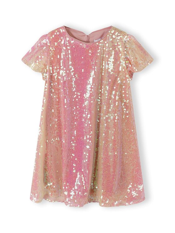 minoti minoti Sukienka elegancka 22party47 Różowy Regular Fit