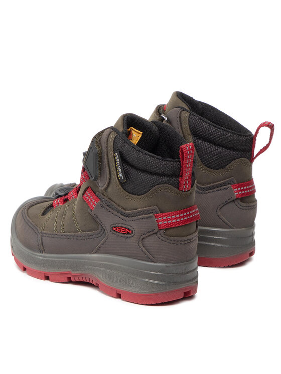 Keen Keen Pārgājienu apavi Redwood Mid Wp 1023881 Zaļš