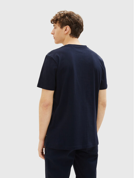Tom Tailor Denim T-Shirt 1037653 Dunkelblau Basic Fit | Modivo.de