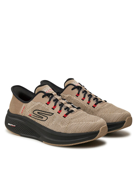 Skechers Skechers Snīkeri Gorun Elevate Lace Up 220852/TPBK Bēšs