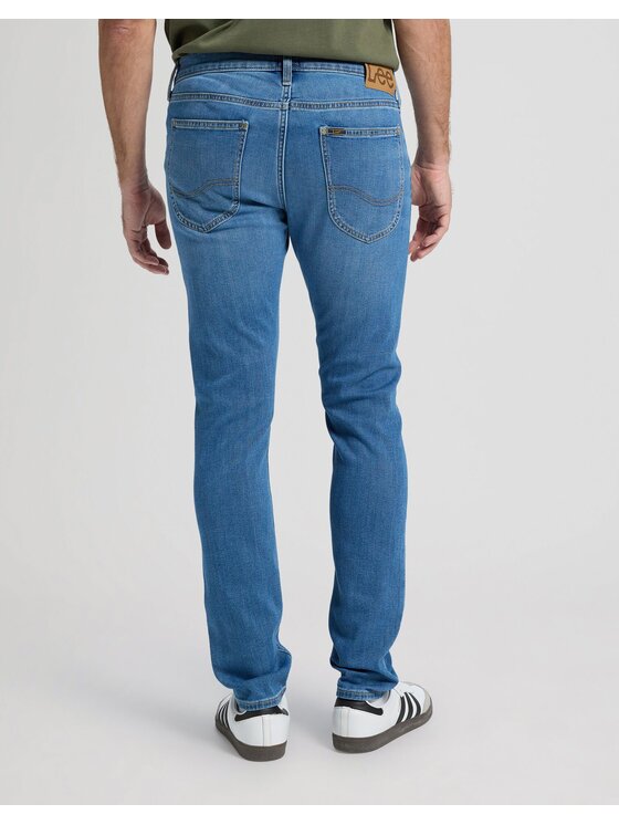 Lee Lee Jeansy LUKE Niebieski Slim Fit