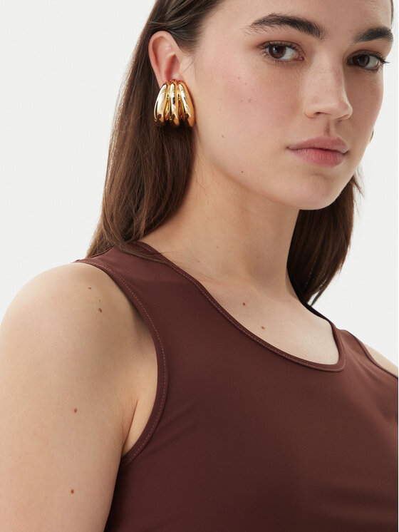 Patrizia Pepe Patrizia Pepe Haljina za svaki dan 2M4542/J419-M564 Smeđa Slim Fit