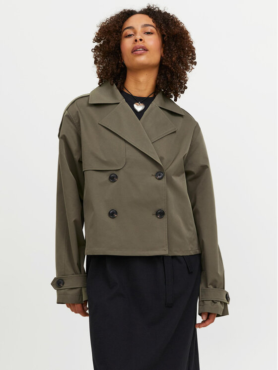 JJXX JJXX Átmeneti kabát Carlie 12248654 Zöld Relaxed Fit