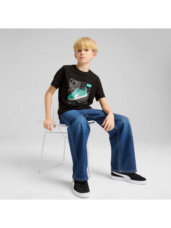 Puma Puma T-Shirt 686661 Czarny Regular Fit