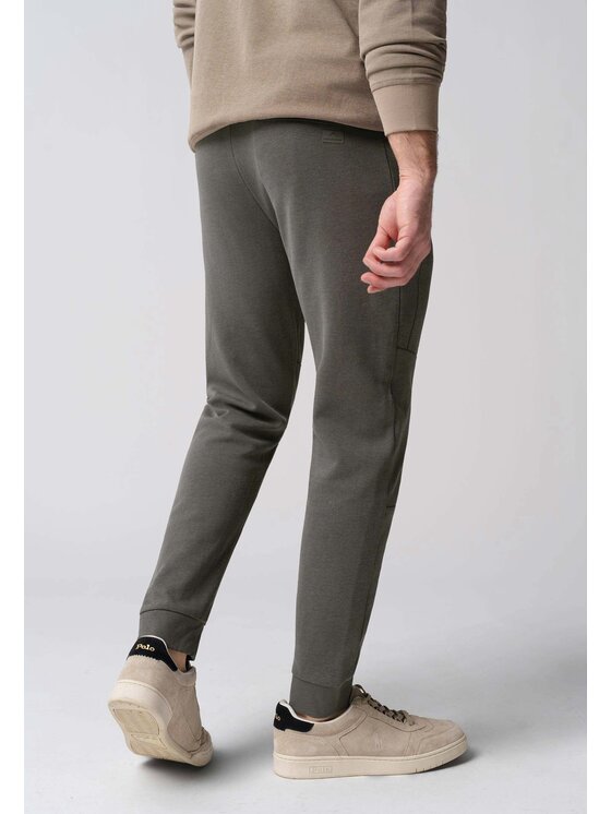Volcano Volcano Spodnie dresowe N-KANTON Szary Regular Fit