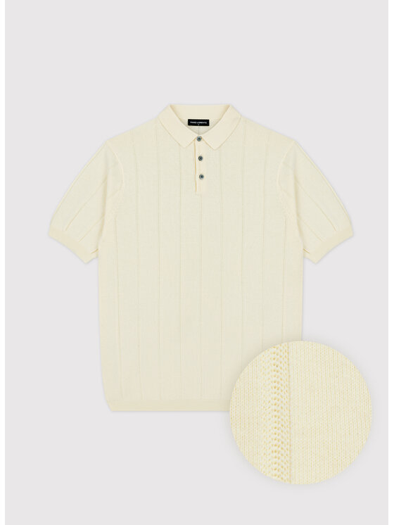 Pako Lorente Pako Lorente Polo P26WF-TX-005 Żółty Regular Fit