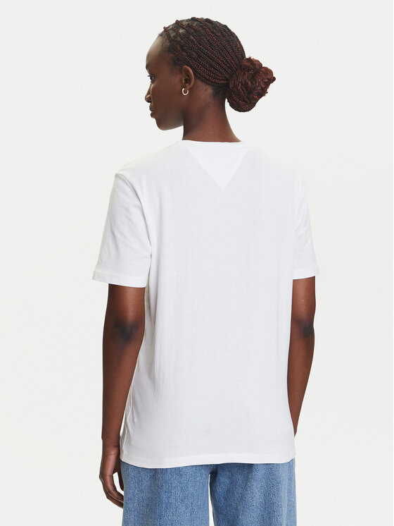 Tommy Jeans Tommy Jeans T-shirt Strawberry DW0DW20894 Bijela Relaxed Fit