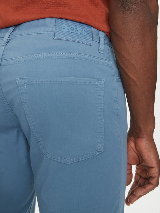 BOSS BOSS Spodnie materiałowe H-Re.Maine5 50538370 Błękitny Regular Fit