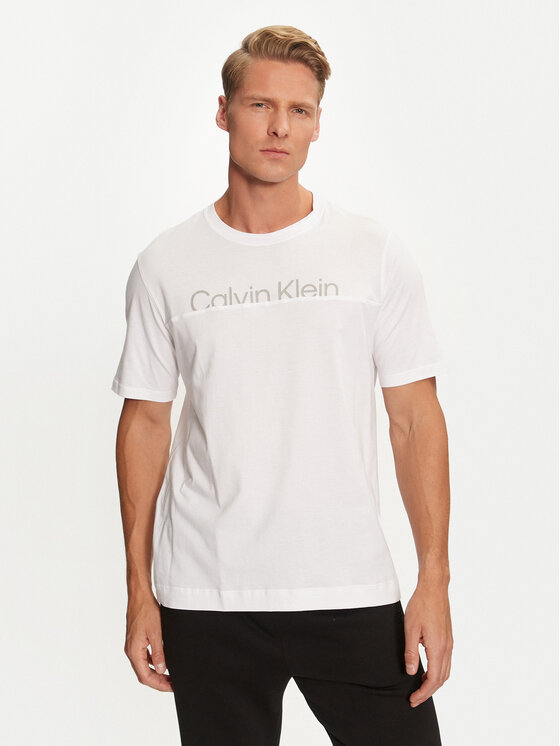 Férfi Póló Calvin Klein Performance, Méret: XXL, Fehér, 00GMF4K142