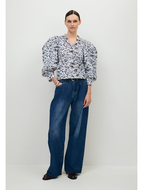 BIZUU BIZUU Koszula ANDRASSA SHIRT Niebieski Standard Fit
