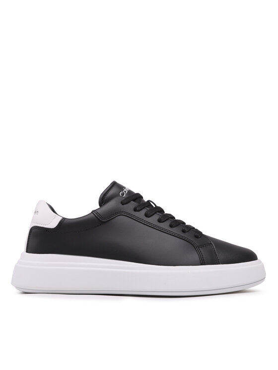 Sneakers Low Top Lace Up Lth HM0HM01016 Nero
