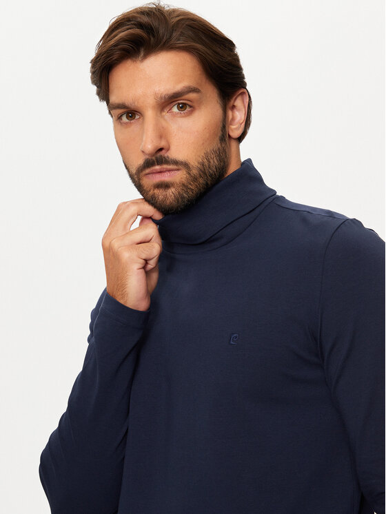 Pierre Cardin Pierre Cardin Rollkragenpullover C5 30563.3051 Dunkelblau Regular Fit
