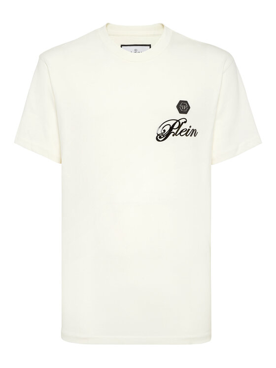 PHILIPP PLEIN PHILIPP PLEIN T-Shirt 26151 Biały Regular Fit