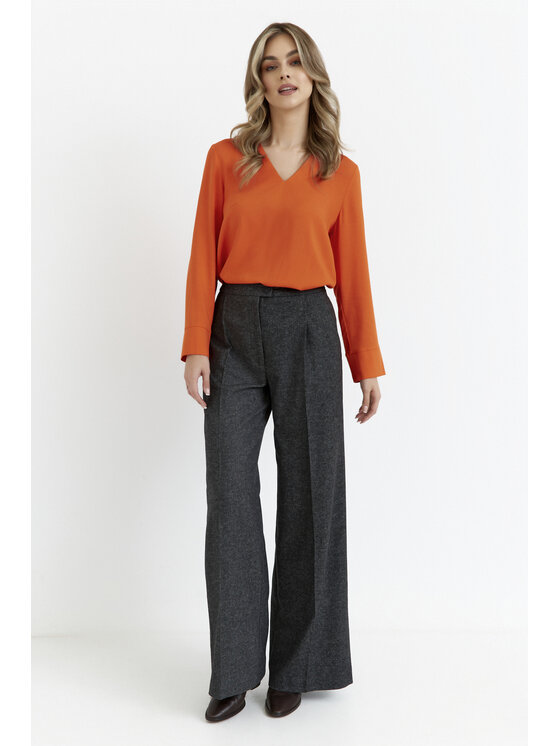 Stylove Stylove Kuloty S387 Szary Baggy Fit