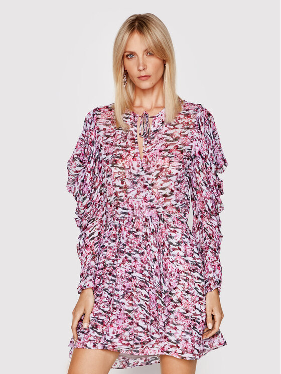IRO Rochie cocktail Okoo A0551 Roz Regular Fit
