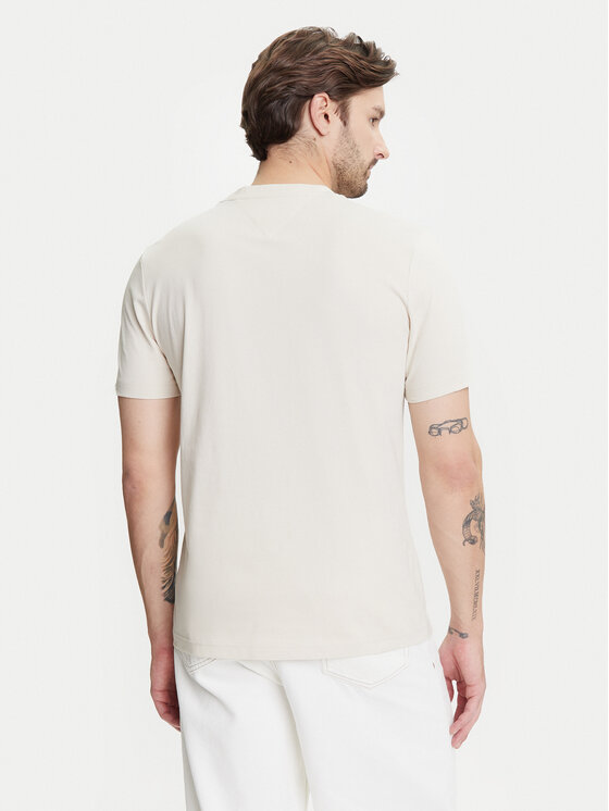 Tommy Hilfiger Tommy Hilfiger Футболка Brand Love MW0MW40324 Бежевий Regular Fit