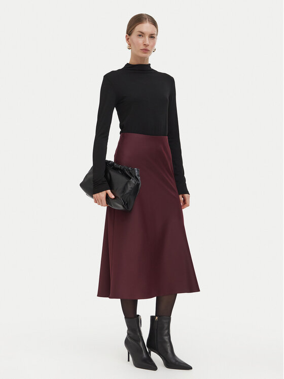 Guess Guess Midi krilo W6BD25 W4250 Bordo rdeča Regular Fit