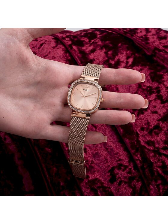 Guess Guess Zegarek GW0354L3 Różowe złoto