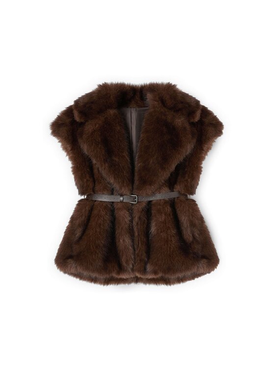 Motivi Motivi Pelliccia 80006000017N032 Marrone Regular Fit