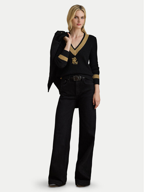 LAUREN RALPH LAUREN LAUREN RALPH LAUREN Pulover 200979666001 Črna Relaxed Fit