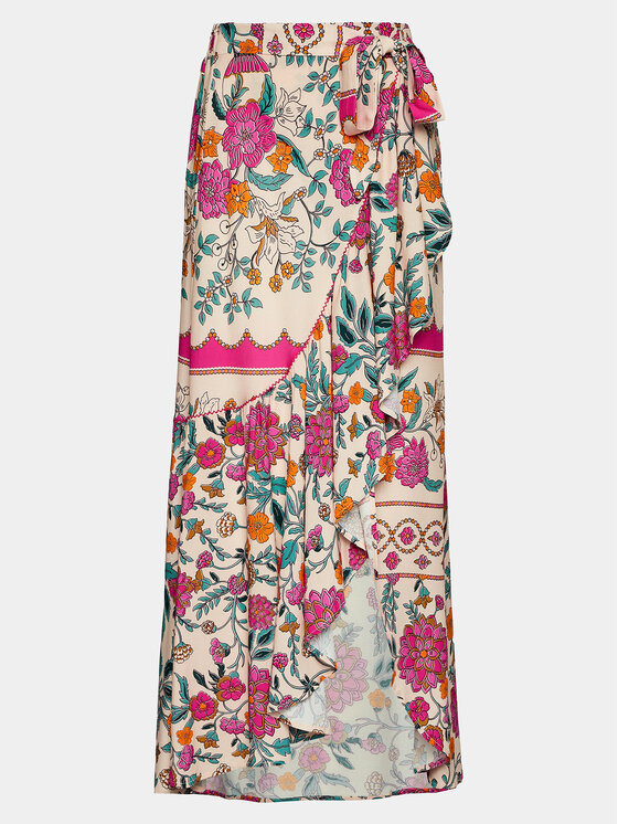 Maaji Maaji Spódnica midi PT1572CKL007 Różowy Regular Fit