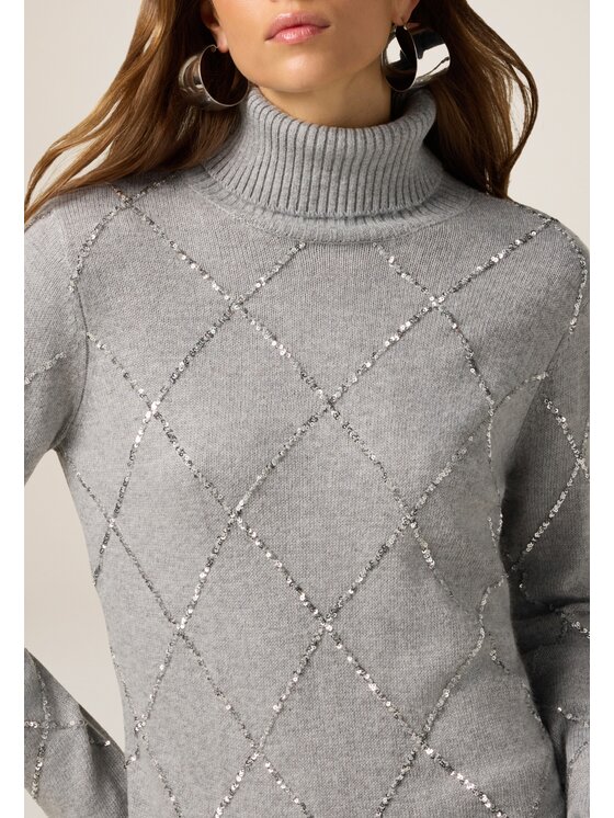 Oltre Oltre Maglione M014J005316N013 Grigio Regular Fit