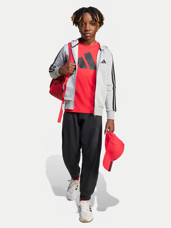 adidas adidas T-Shirt Essentials JC9664 Czerwony Regular Fit