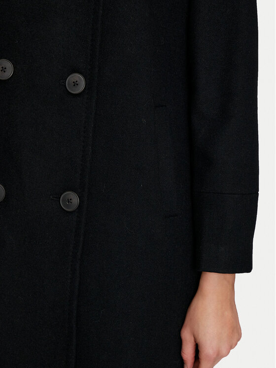United Colors Of Benetton United Colors Of Benetton Vilnas mētelis 2O9VDN064 Melns Regular Fit
