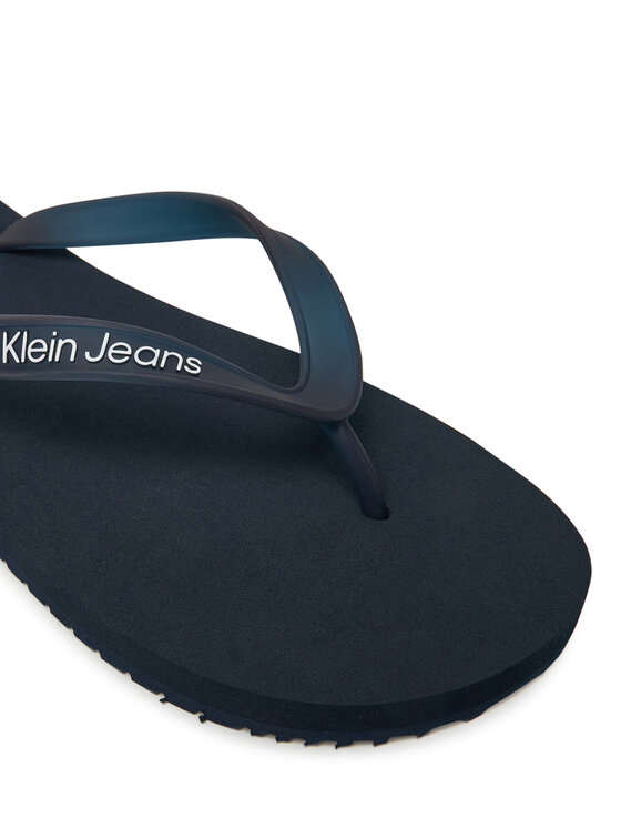 Calvin Klein Jeans Calvin Klein Jeans Žabky Beach Sandal Transparent Tpu YM0YM01267 Tmavomodrá