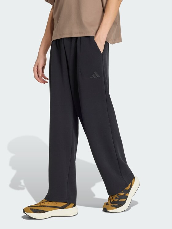 adidas adidas Spodnie materiałowe 165108 Czarny Loose Fit