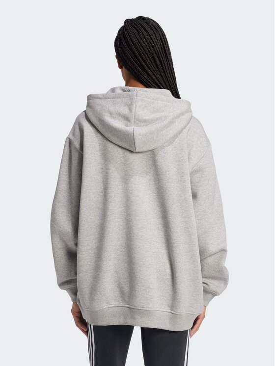 adidas adidas Bluza Essentials Oversized Szary Oversize