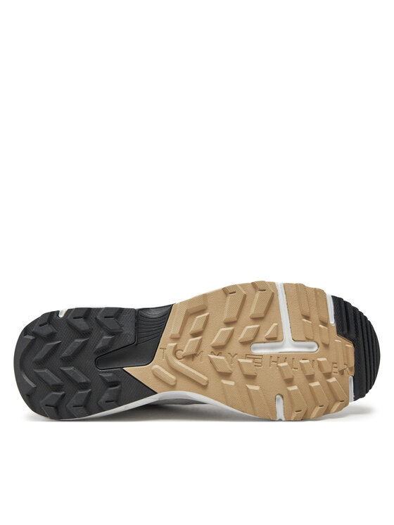 Tommy Hilfiger Tommy Hilfiger Laisvalaikio batai M Runner Tech Knit FM0FM05109 Balta