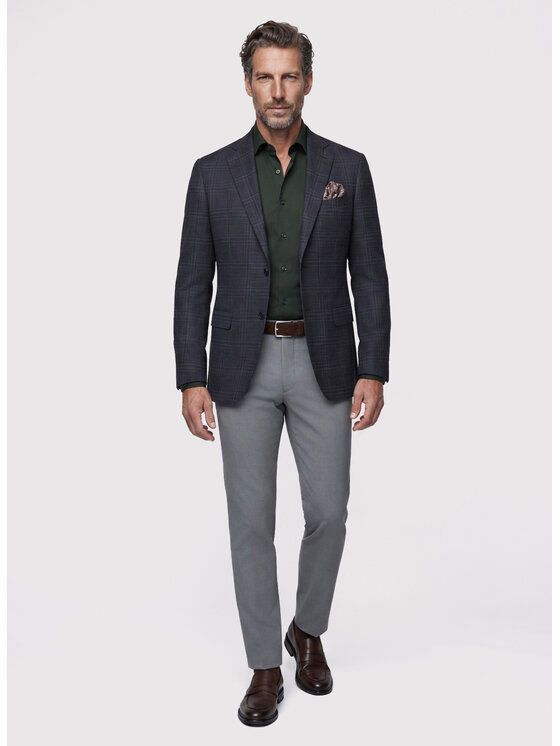 Pako Lorente Pako Lorente Marynarka P26WF-3X-018 Granatowy Slim Fit