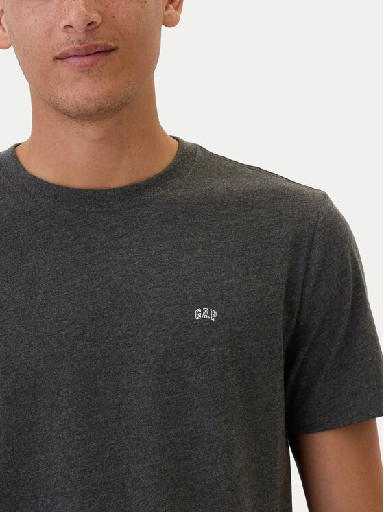 Gap Gap Marškinėliai 502022-00 Pilka Regular Fit