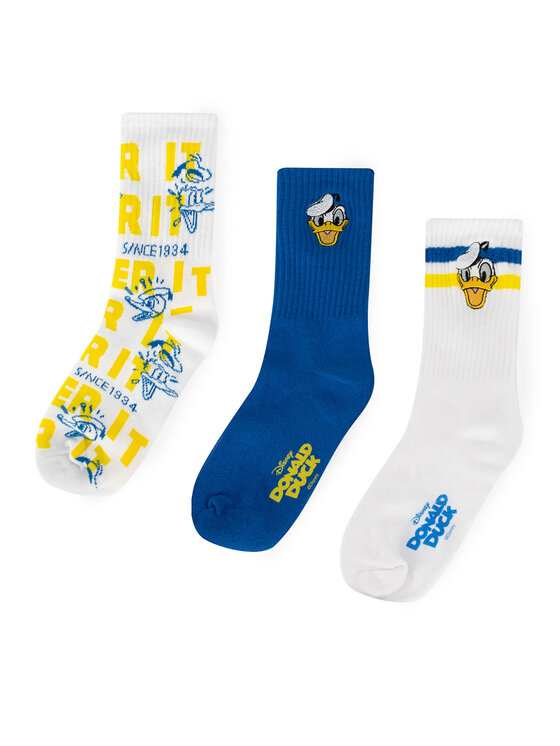 Set de 2 perechi de șosete lungi pentru copii Mickey&Friends ACCCS-SS24-317DSTC Bleumarin