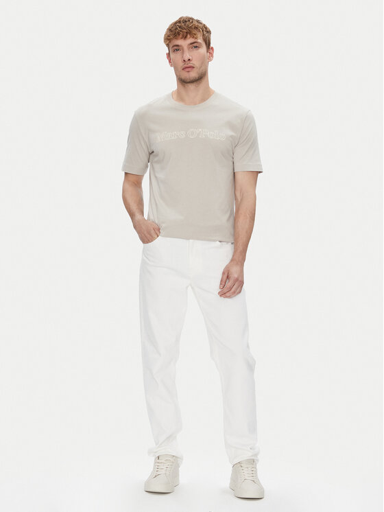 Marc O'Polo Marc O'Polo T-särk 526 2012 51154 Beež Regular Fit