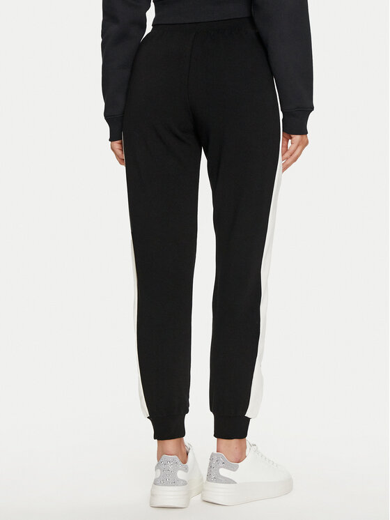 Guess Guess Jogginghose Elea V4YB02 KCDN0 Schwarz Regular Fit
