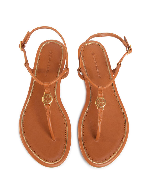 Tory Burch Tory Burch Sandali Emmy Flat Sandal 63407 Rjava