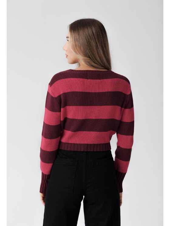 LAURELLA LAURELLA Sveter 6TU065 Červená Regular Fit