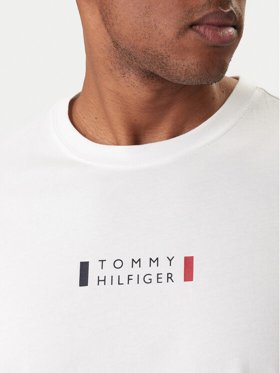 Tommy Hilfiger Tommy Hilfiger T-Shirt Brand Love MW0MW41453 Bílá Regular Fit